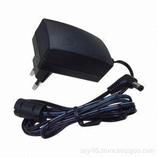 AC/DC Switching Adapter with EU Plug and 90 to 264V AC Input Voltage